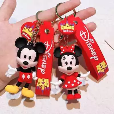 Keychain Mickey Minnie Keyring Student Bag Hanging All-match Car Key Chain Woman • $9.95