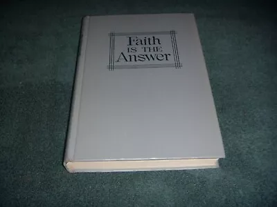 Faith Is The Answer By Norman Vincent Peale And Smiley Blanton 1952 Signed • $29.95