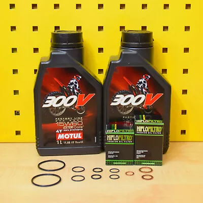 £52.09 • Buy KTM 690 Duke / Enduro / SMC From 12 Oil Change Oil Filter Motul 300V 15w60 Offroad
