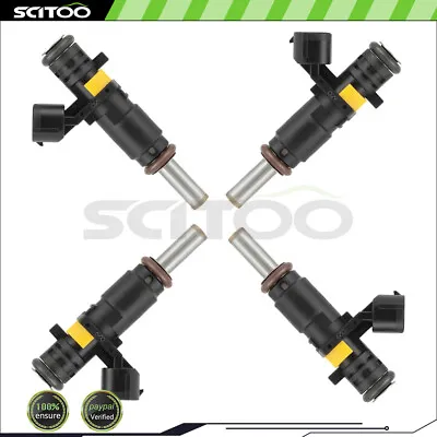 4 Fuel Injectors For Mini Cooper 1.6L DOHC 2007-2015 Peugeot 207 2010 2012 2013 • $50.53