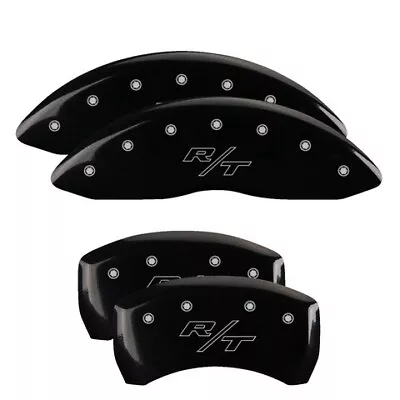 MGP Caliper Covers Set Of 4 Black Finish Silver RT (Vintage) • $289