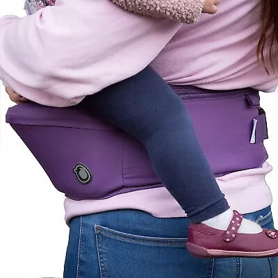 £29.99 • Buy Hippychick Original Hipseat Baby Carrier In Purple From 6 To 36 Months