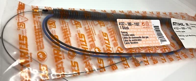 £32.98 • Buy Throttle Cable 4137 180 1107 Genuine Stihl For FC,FS,HL, HT, KA, KM, KW, PC & SP