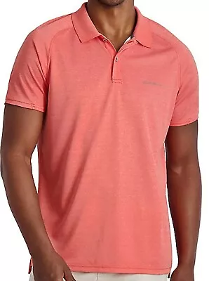 Eddie Bauer Resolution Performance Polo NWT Mens XXL 2XL Tiger Lily $50 • $16.99