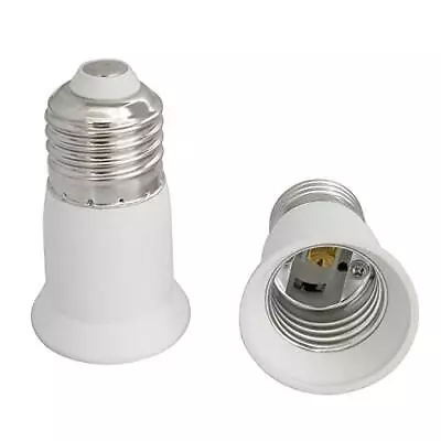 E26 To E27 Light Socket Extender 2pcs 66mm E26 To E27 Lamp Bulb Extension Screw  • $12.31