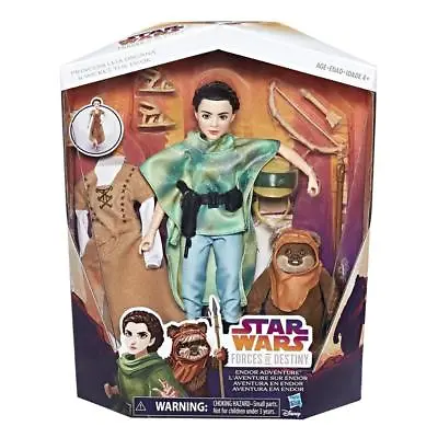 PRINCESS LEIA & WICKET Star Wars Forces Of Destiny Doll ENDOR ADVENTURE Figures • $24.99