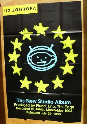 U2 U 2 Original Promo Poster '93 Zooropa • $39