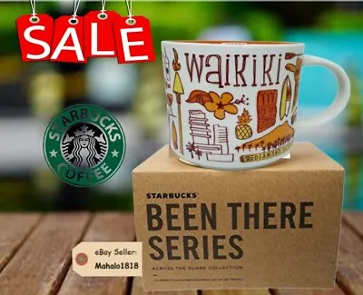 $25.94 • Buy 🌺Starbucks Mug Waikiki Hawaii  Been There Series  14 Oz. Brand New!