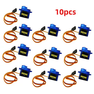 £14.99 • Buy 10X Mini SG90 9g Gear Micro Servo SG-90 RC Airplane Helicopter Car Boat Robot UK