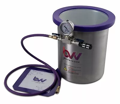 Glass Vac™ 3 Gallon Stainless Steel Vacuum Chamber • $135