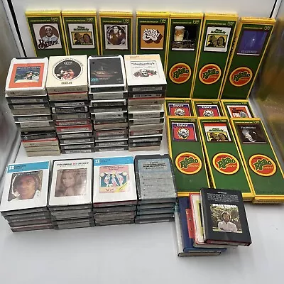 Lot Of 67 Sealed Brand New 8 Track Tapes Mixed Various Artist + 14 Extra Used • $31