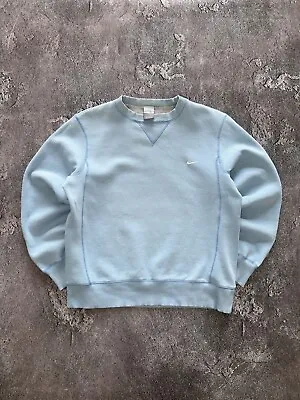 Vintage Nike Sweatshirt Light Blue Crewneck ( Size S ) U0028 • $28