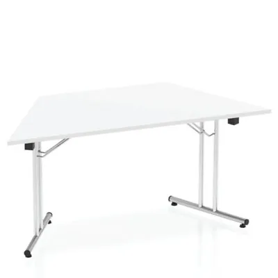 Impulse Folding Trapezium Table 1600 White • £227.04