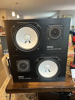 Yamaha NS10 NS-10m Studio Monitor Pro  Speaker Black - MUST BUY BOTH - Read Desc • $375