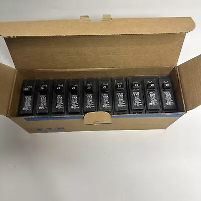 Lot Of 10 Eaton Cutler-Hammer BR120 20 Amp 1-Pole Type BR Circuit Breaker 20A • $52