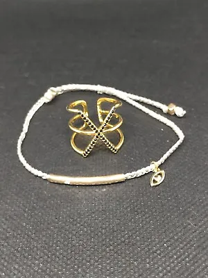 $4.99 • Buy Stella & Dot Ring And Friendship Bracelet