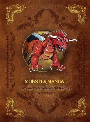 HARDCOVER 1E Monster Manual Advanced Dungeons & Dragons AD&D 1st Edition • $51.95