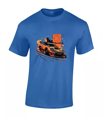 Full Throttle Mens T Shirt Supercar Racing Car Petrol Head Car Fan Gift Idea Top • £7.99