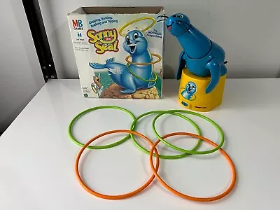 Vintage MB Games Hasbro Sonny The Seal Motorised Hoopla Game RARE -1999 Retro • £14.99