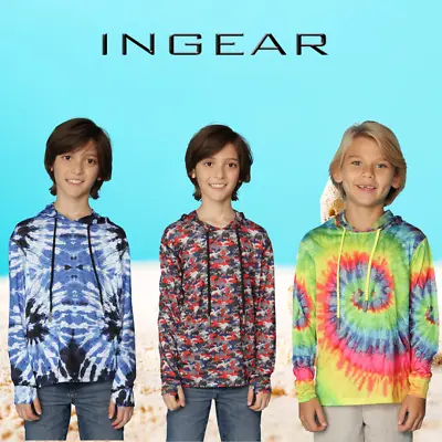 InGear UV Protection Clothing For Boys Hoodies Lightweight Cute Clothes For Girl • $19.95