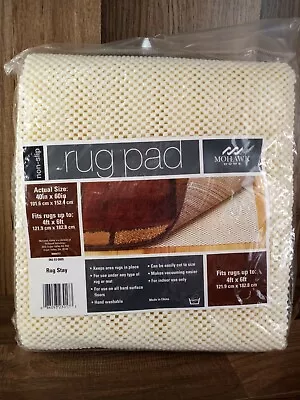 Mohawk Home Non-Slip Rug Pad 40 X60  Fits 4' X 6' Rug  Or Cut To Fit • $7.99