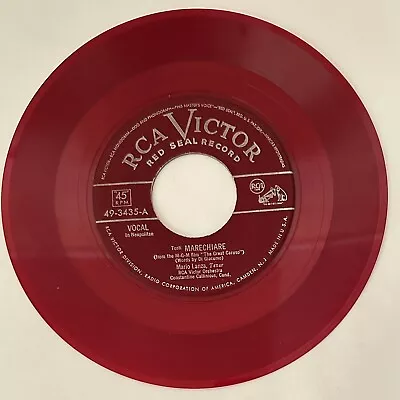 MARIO LANZA ~ Marechiare / A Vucchella RCA Victor Red Seal 49-3435 • $6