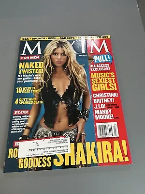Maxim Magazine July 2002 Shakira Craig Kilborn Marisa Petroro Natassia Malthe • $8.99