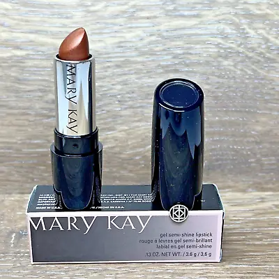 New In Box Mary Kay Gel Semi-Shine Lipstick Spiced Ginger Full Size ~094634 • $18.99