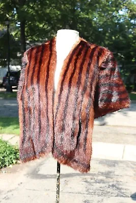VTG Mink Fur Coat Wrap Shrug • $29.40