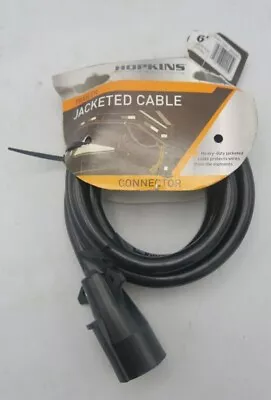 Hopkins Towing Solutions Trailer Jacketed Cable Connector 6' Part No 20245 NEW • $23.99