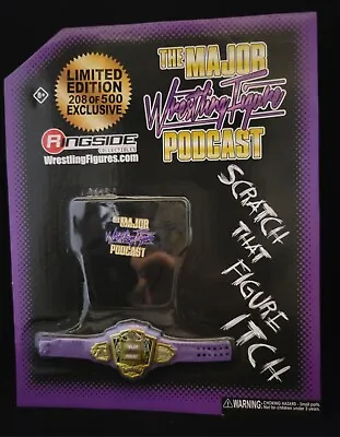 Ringside Exclusive The Major Wrestling Figure Podcast Belt & Shirt Brand-New • $85