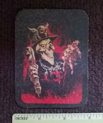 LEATHER Voodoo Skull Witch Doctor BIKER OUTLAW MOTORCYCLE  Patch  • $12.19