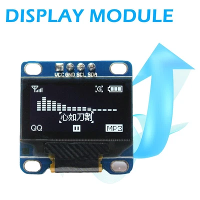 $4.35 • Buy 0,96  OLED SSD1306 I2C IIC SPI Serial 128X64 LCD Display Blau Gelb LCD 5Q8K W1V6