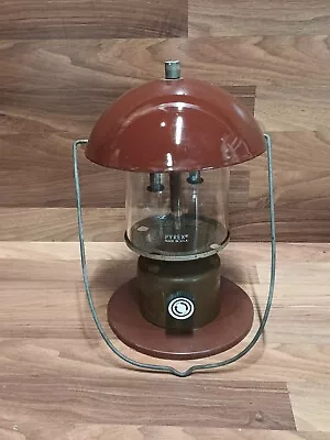 Rare Vintage Sears Brown Double Mantle Propane Lantern With Original Pyrex Glass • $56.81