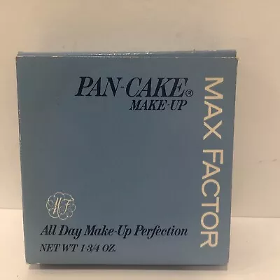 MAX FACTOR  Pan-Cake Makeup Perfection Amber No. 2 W/original Box • $128.99