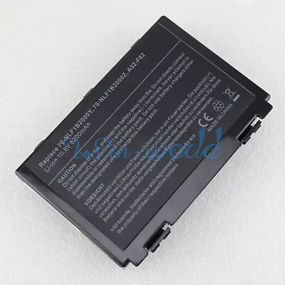 6Cells Battery For Asus A32-F82 L0690L6 F82 F83S K50ij K50IN K50AB-X2A Black • $20.05