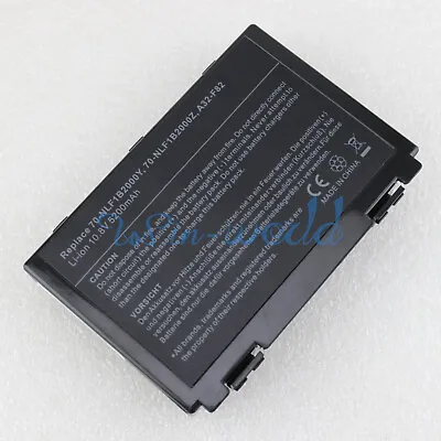 Laptop Battery For ASUS K60IJ K50IJ K50I K60I A32-F82 A32-F52 X8B X8D 6Cell • $20.05