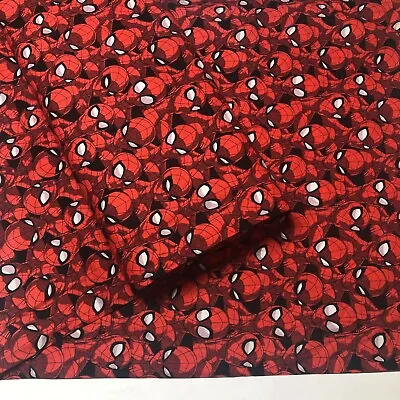 1 Yard Marvel Comics Spider Man Spider Sense Cotton Fabric Springs Creative BTY • $9.99