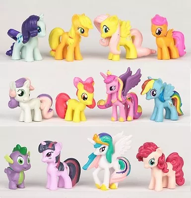 My Little Pony Rainbow Dash Playset 12 Figure Cake Topper * USA SELLER Toy Set • $11.99