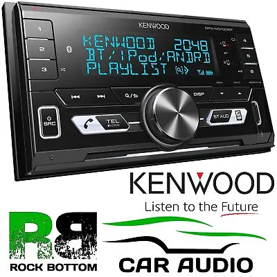 Kenwood DPX-M3100BT Car Double Din MP3 USB Bluetooth IPod IPhone Stereo Radio • £129.95