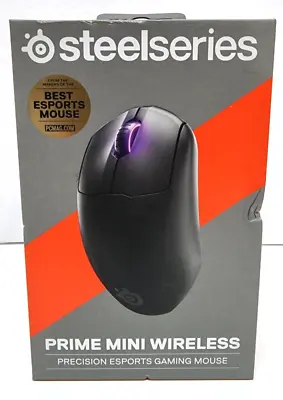 $0.99 • Buy Brand New SteelSeries Prime Mini (62426) Wireless Gaming Mouse Bid Starts Frm $1