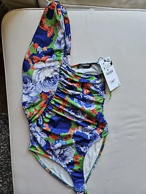 ZARA Colorful Floral Bodysuit Women's Size Small • $5.99