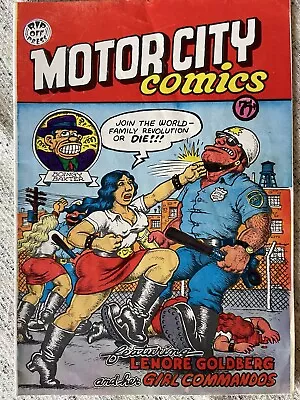 Motor City Comics # 1 Rip Off Press April 1969 Robert Crumb 1st Lenore Goldberg! • $25