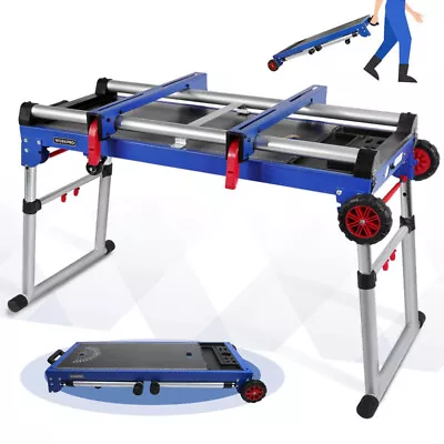 WORKPRO Miter Saw Stand 5-in-1 Portable Workbench Quick Folding Work Table NEW • $187.99