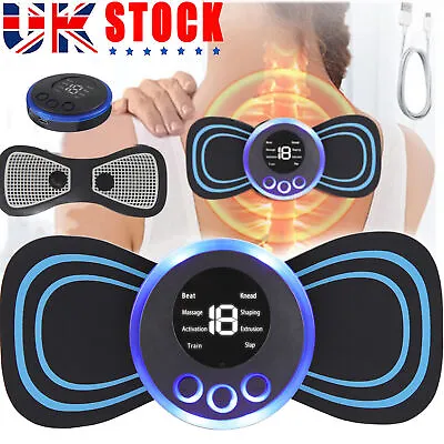 Pulse Tens Unit EMS Massager Back Full Body Muscle Stimulator Pain Relief Device • £4.58