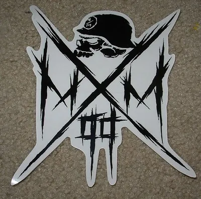 METAL MULISHA Owned Skull Helmet Skate Sticker 6.5  Motocross Skateboard Decal • $0.99