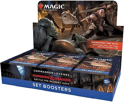 Set Booster Box Commander Legends Battle Baldur's Gate MTG CLB SEALED • $84.99