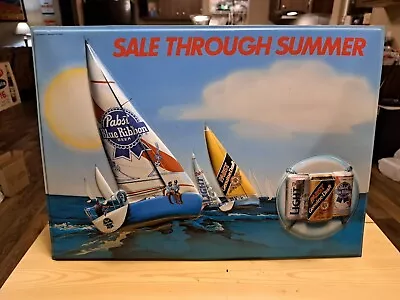 Pabst Blue Ribbon Sign   Sail Through Summer   • $115