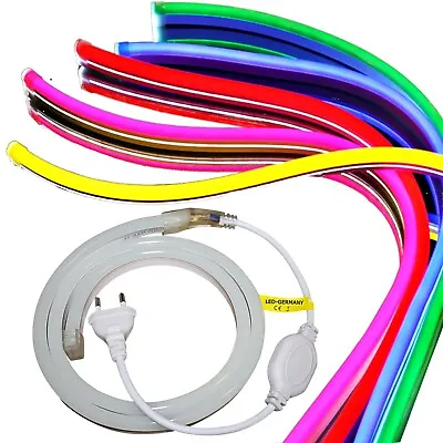 LED Neon Stripes Reflecting 230V RGB White Blue Red Warm Green Yellow Pink • $51.76