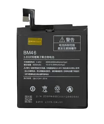 XIAOMI Redmi Note 3 Pro Battery Replacement 4000mAh BM46 • $28.99